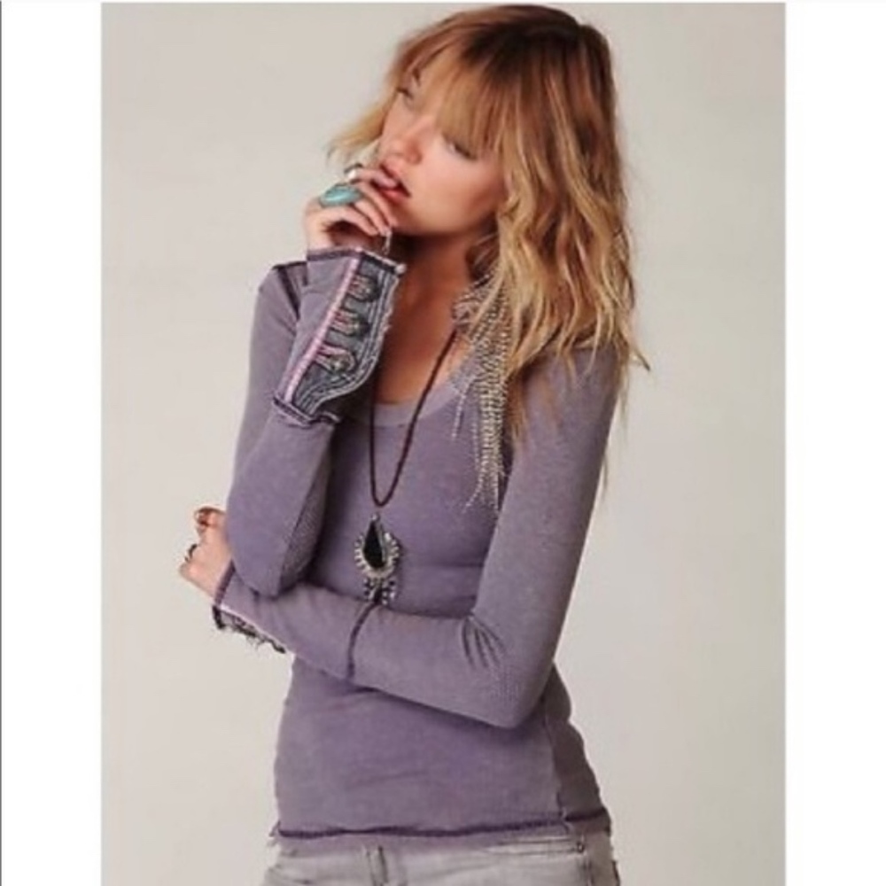 Free People Moto Cuff Thermal
